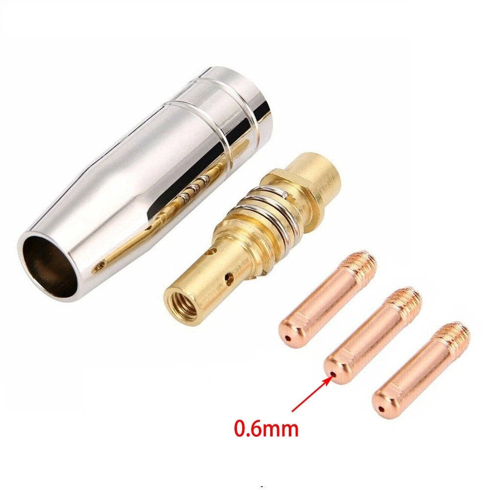 5X MIG Contact Tips for MB15 15AK Welding (0.8/1.0/1.2mm)