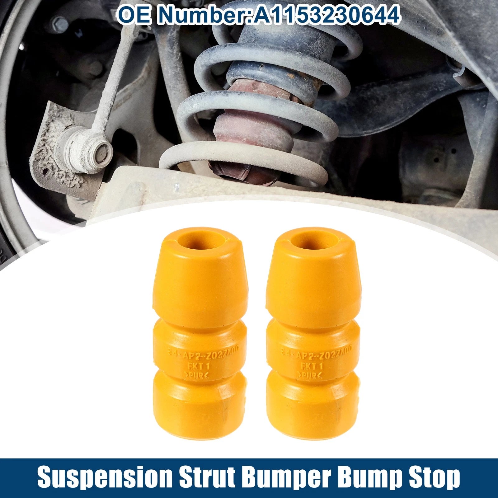 2pcs Suspension Strut Bumper Bump Stop for Mercedes-Benz 300 