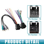 Stereo CD Player Radio Wiring Harness & Antenna Adapter for VW (1980-Present)