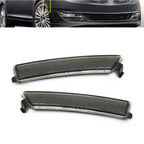 Smoke Front Bumper Side Marker Reflector Lamps for Lincoln MKZ (2013-2016)