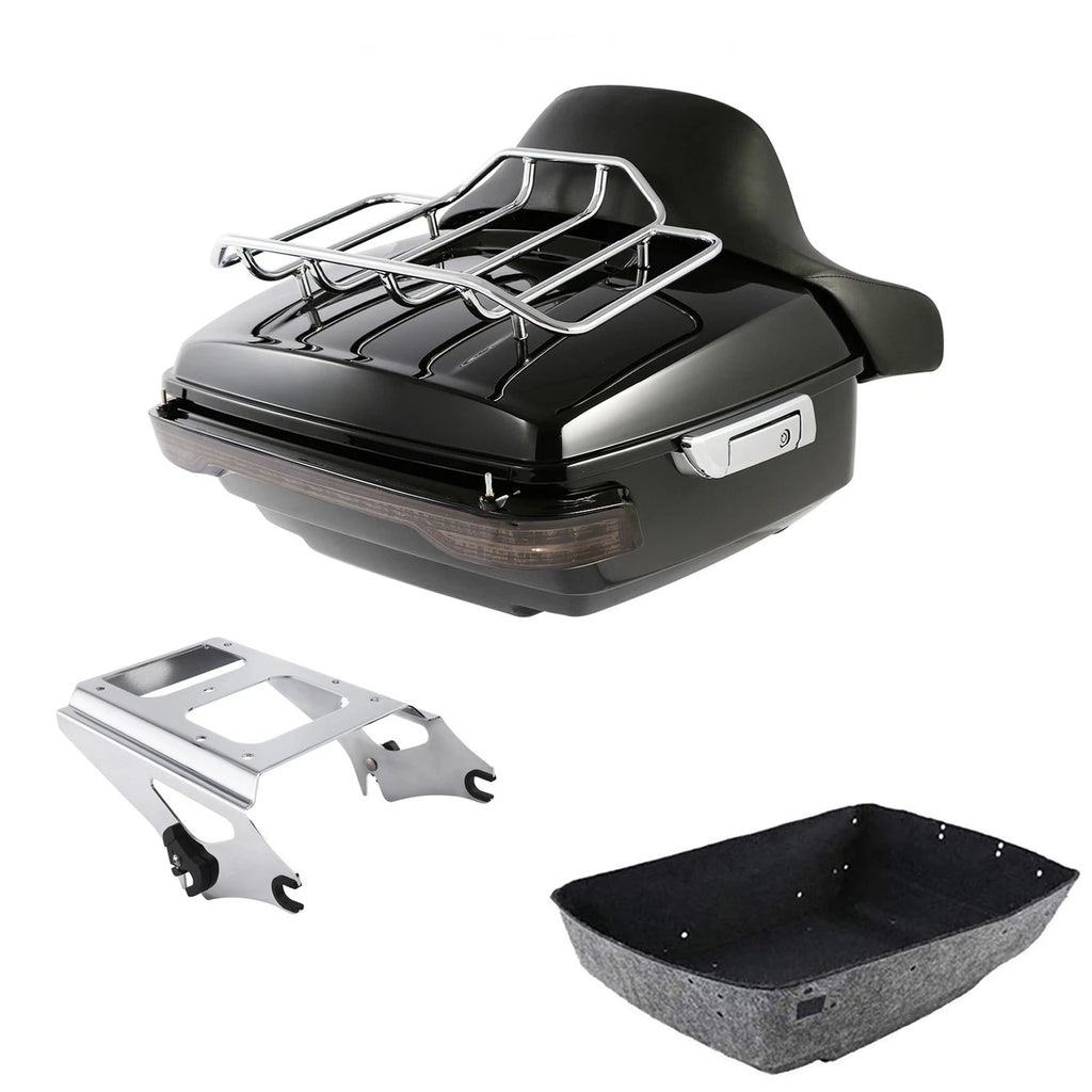 Trunk Luggage Backrest Light Rack for Harley Electra Glide (2009–2013)