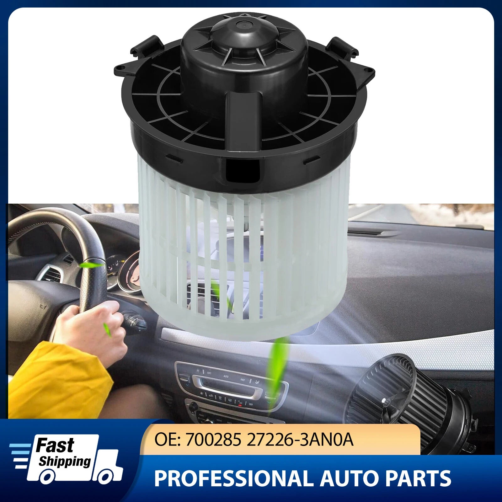 HVAC Heater Blower Motor for Nissan Versa (2012–2017)