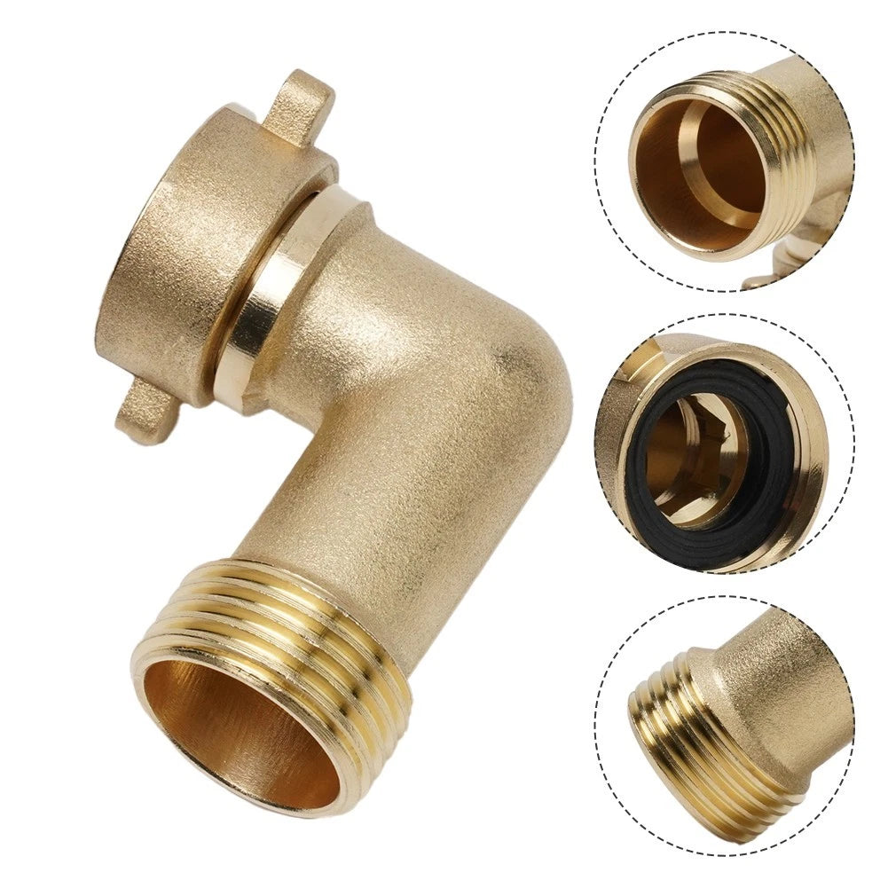 90 Degree Angle Water Pipe Joint for RV Water Intake Hose Fittings (Camper)