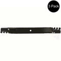 3 Pack Toothed Mulching Blades for Scag 48112 481709 (72")