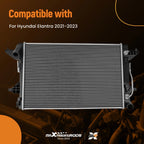 Cooling Radiator for Hyundai Elantra (2021–2025) Cross Flow MT Direct Fit