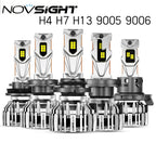 2X LED Headlight Bulb H4 H7 H13 9005 9006 6500K for High Beam
