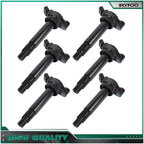 Set of 6 Ignition Coils for Toyota Solara Camry Highlander Lexus RX330 RX400h UF430