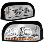 Sequential LED Signal Projector Headlights for Freightliner Century Class (1996–2010)