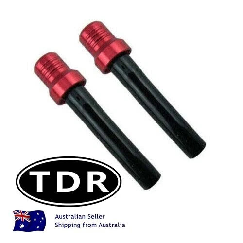2 Fuel Cap Breather Gas Vent Hose Tube for Motorcycle Dirt Quad Bike (RED)