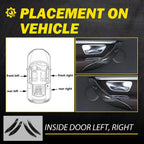 Carbon Fiber Inside Door Handle Cover Trim for BMW 3 Series F30 F31 (2013–2018)