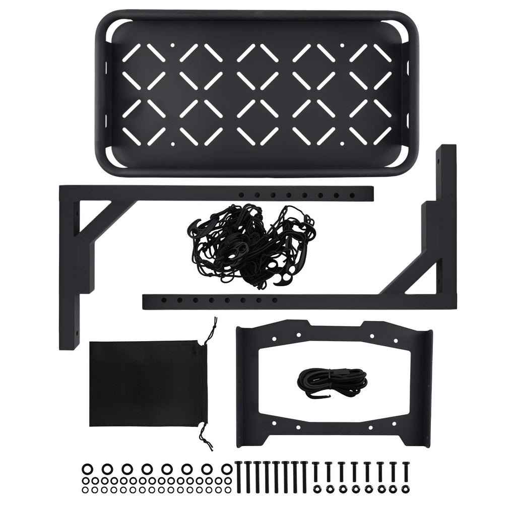 Off-Road Tire Storage for Jeep Wrangler JL Unlimited (2018–2025) Black