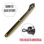 Scissor Jack and Ratchet Wrench Set for Garage Tire Repair Tools