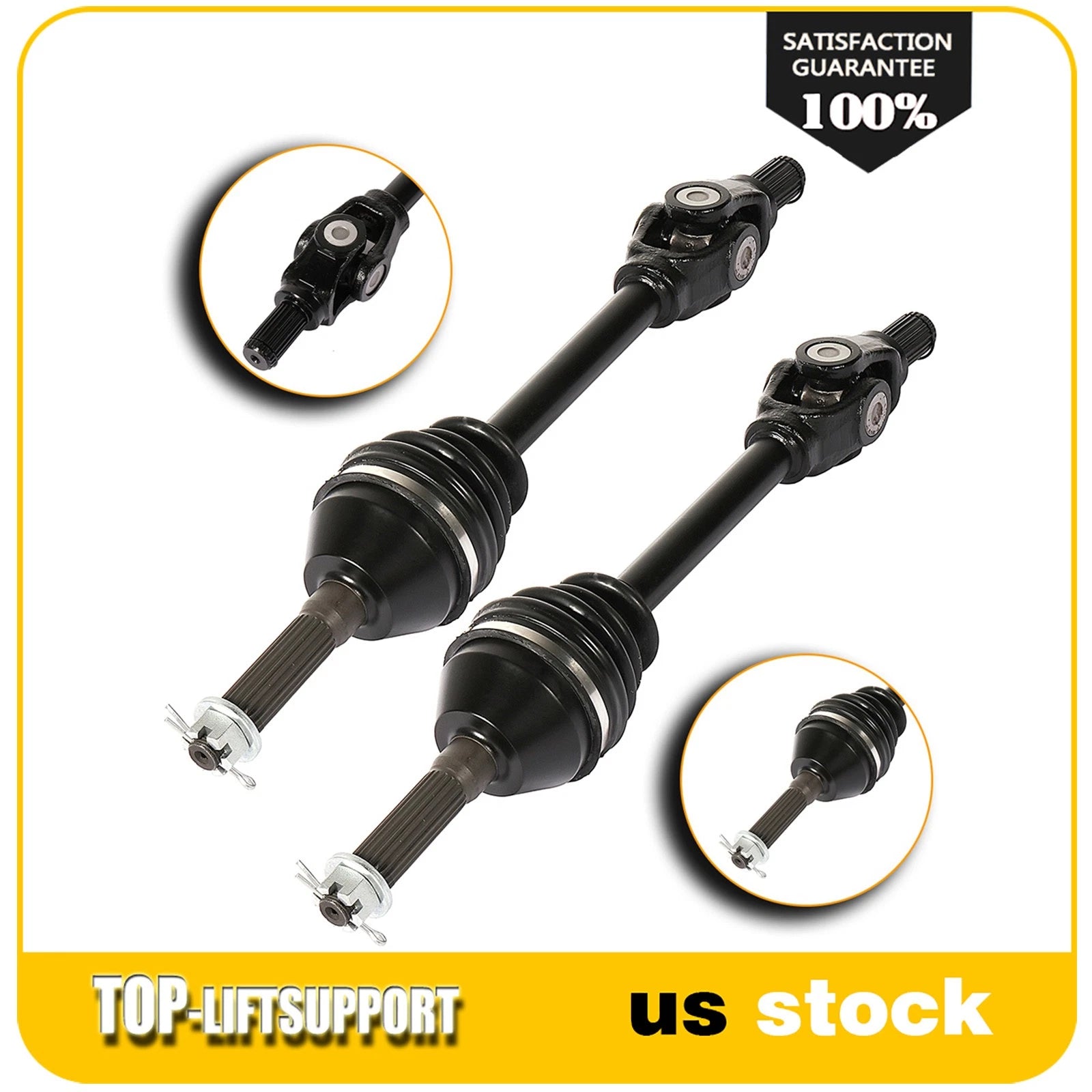 2Pcs Front CV Axle Shaft for Polaris Sportsman 400 600 700