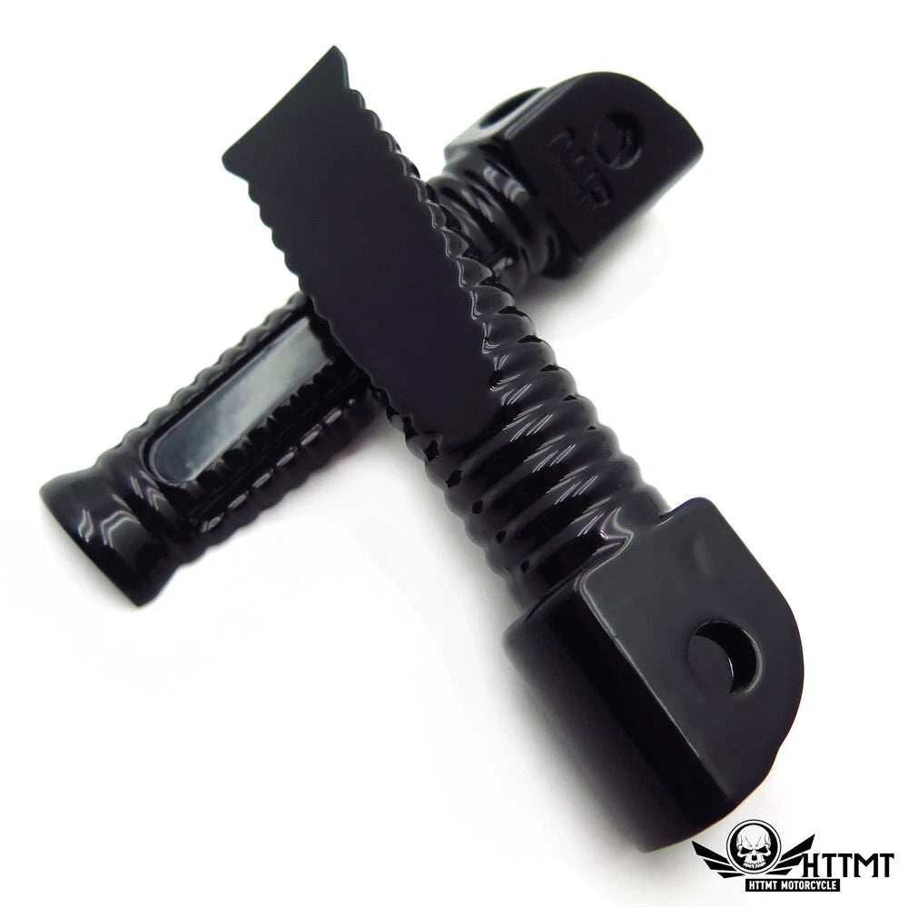 Front Racing Footpegs for Suzuki GSX 1300R Hayabusa (1999–2007) & B-King (2008–2013) - Black