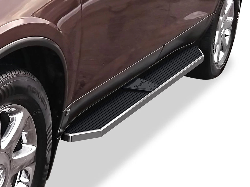 Set of 2 Polished 6" Side Step Bars for Chevy Traverse Buick Enclave (2007–2017)