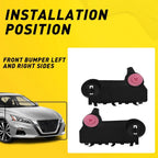 Set of 2 Front Bumper Retainers for Nissan Altima (2019–2021)