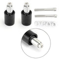 Set of 2 CNC Black 7/8" 22mm Handle Bar Ends Vibration Reducing Sliders