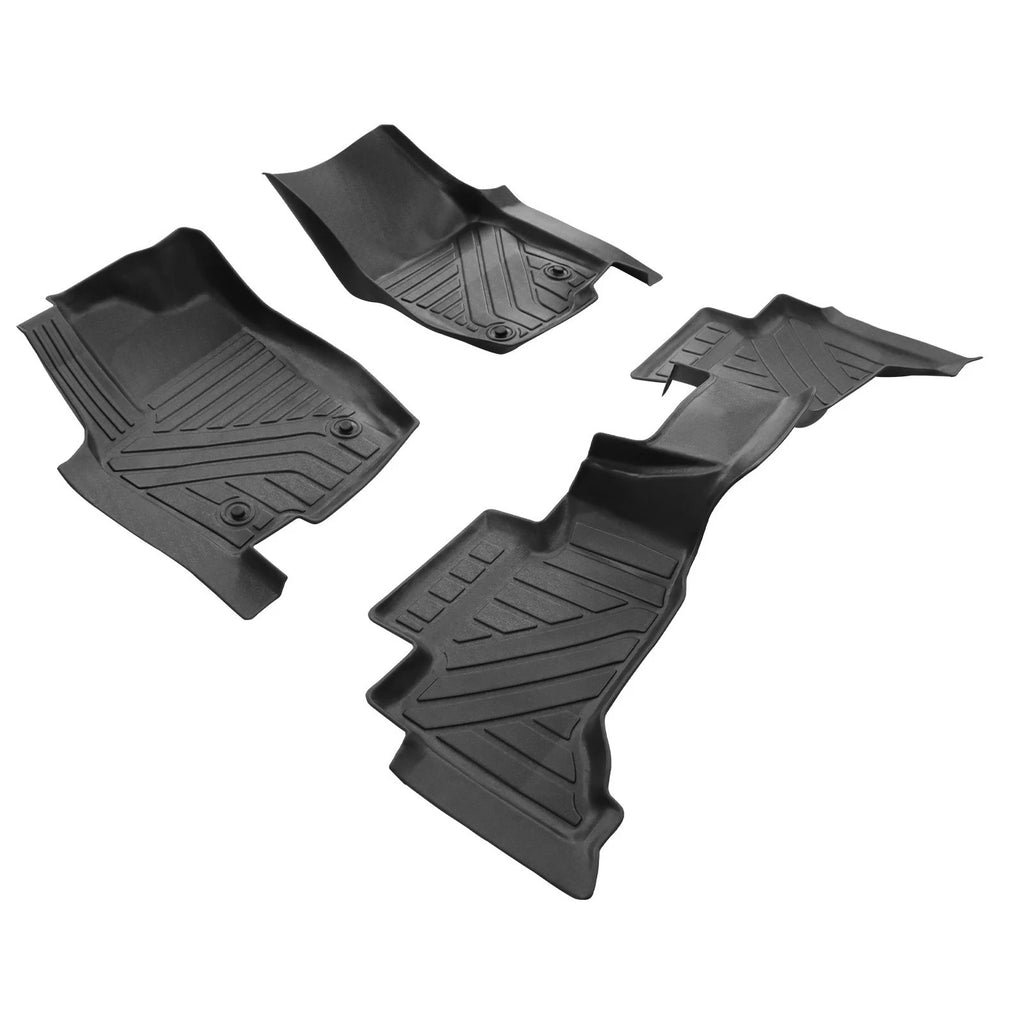 Set of 4 TPE Rubber All Weather Floor Mats for Toyota Land Cruiser Prado (2024–2025)