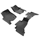 Set of 4 TPE Rubber All Weather Floor Mats for Toyota Land Cruiser Prado (2024–2025)