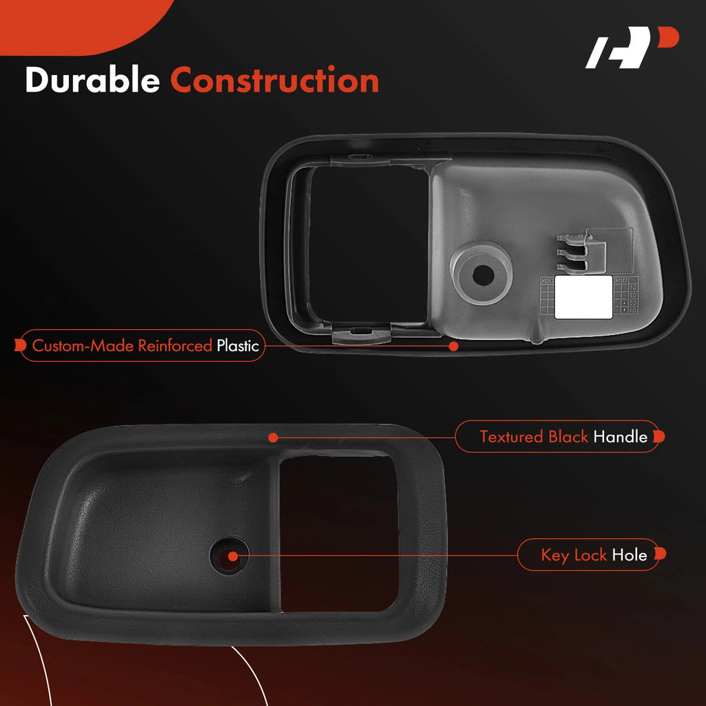 Front Left Gray Charcoal Interior Door Handle for Toyota Tundra (2000–2006)