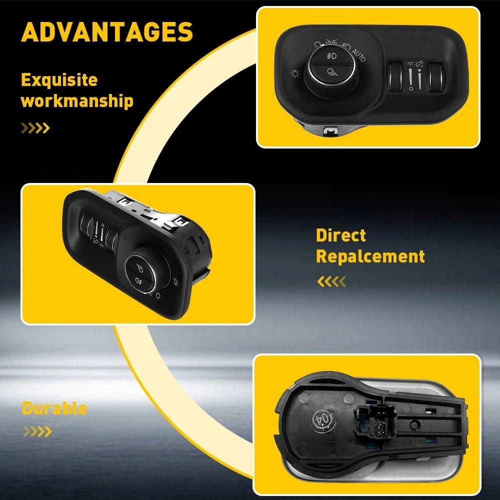 Headlight Lamp Switch for RAM 1500 2500 3500 (2019–2024) 681-560-61AD EV
