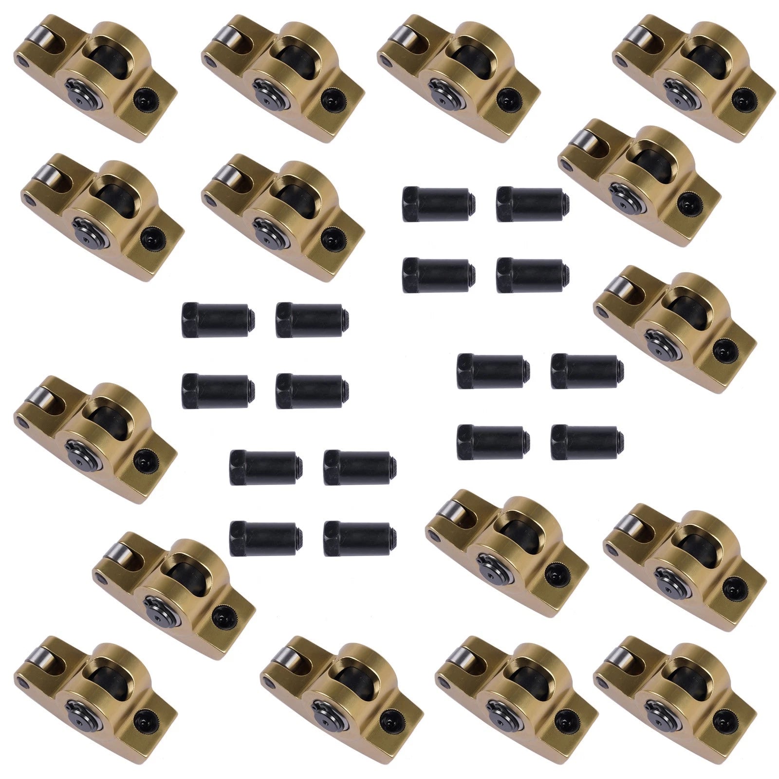 16X Rocker Arms 7/16'' 1.6 Ratio for Ford Small Block SBF (221–351W)