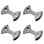 Set of 4 Titanium Pedal Plates for SpeedPlay Zero & Light Action