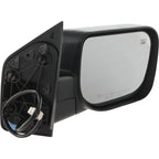Power Mirror for Nissan Titan Right Heated Manual Folding Black (2006–2015)