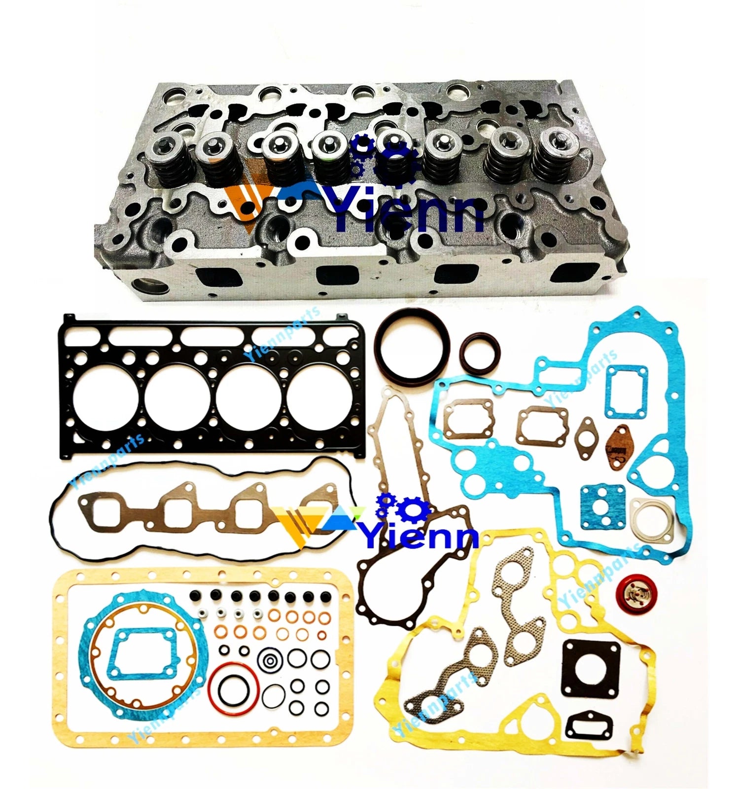 Cylinder Head Assy + Gasket for Kubota L5030GST L4740 L5240 (2003–2008)