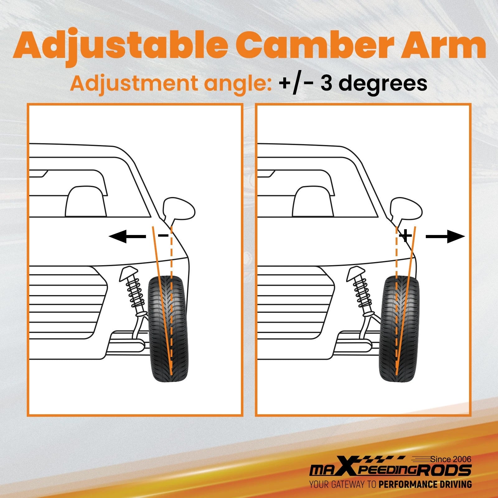 Adjustable Rear Upper Camber Arm for Chrysler