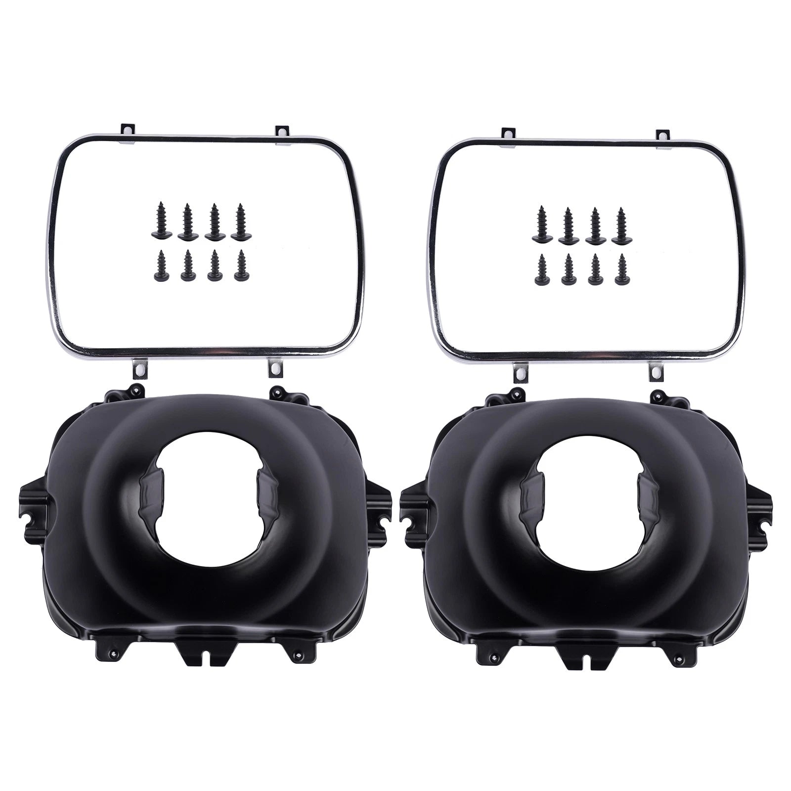 2X Headlight Bucket Kit for Cadillac Escalade, Chevrolet Blazer