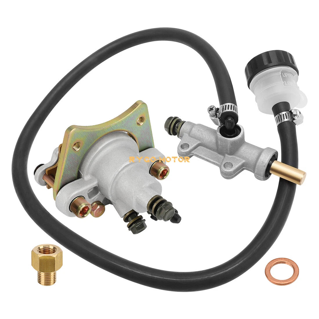 Rear Brake Caliper & Master Cylinder for Polaris Sportsman 400 450 500 600 700 800 (2000–2014)
