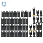 55 PCS Titanium Oscillating Saw Blades for Universal Multitool (Various)