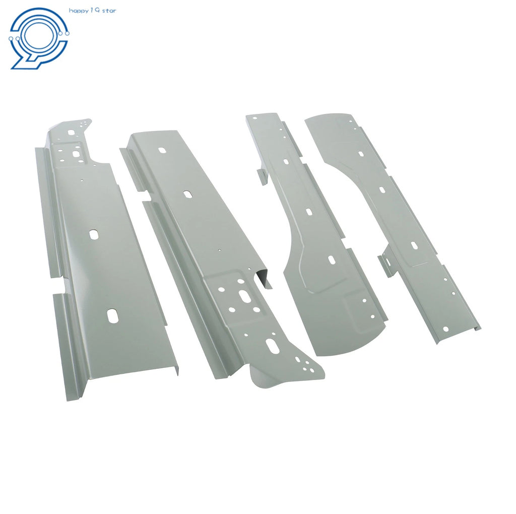 2 Pair Rocker Panels for Dodge Ram 1500 2500 3500 Crew Cab (2009–2018)