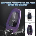 Soft TPU Shockproof Case with Button Key Fob for Hyundai Sonata (2020-2024)