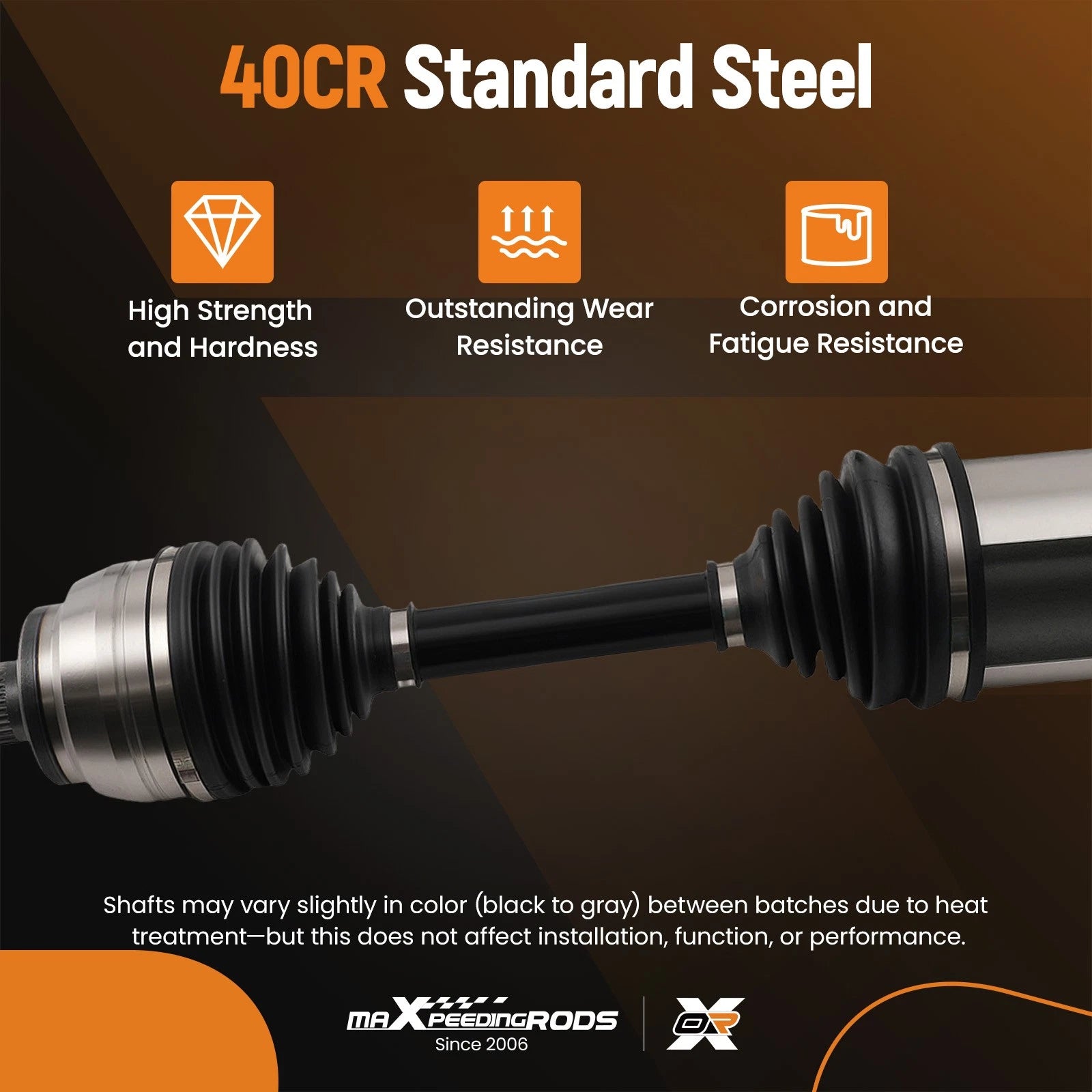 Pair Front CV Axle Shaft Set for Ram 1500 (2002–2011) 4WD