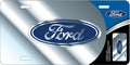3D Chrome License Plate for Ford (55402)