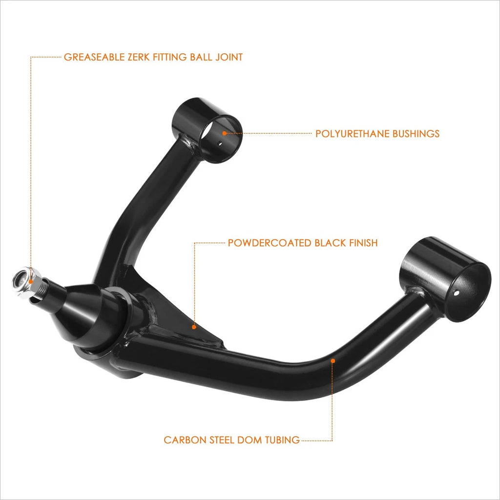 J2 2-4" Leveling Kit Front Upper Control Arms for Silverado/Sierra (2011–2019)
