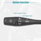 Turn Signal Switch for Chrysler Sebring, Dodge Stratus, Black (2001-2006)