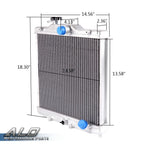 2 Row Radiator for Honda Civic (1992–2000) + Silicone Hose