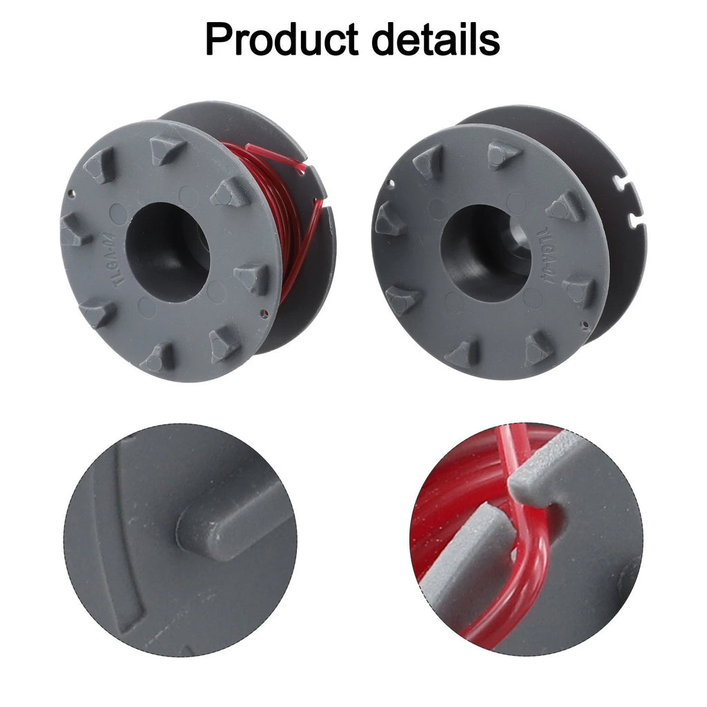 Replacement Spools with Grass Rope Cover for 0536420 Electric Lawn Mowers