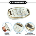 Key Fob Cover for Hyundai Accent Tucson, 3 Button TPU Gray (2010-2023)