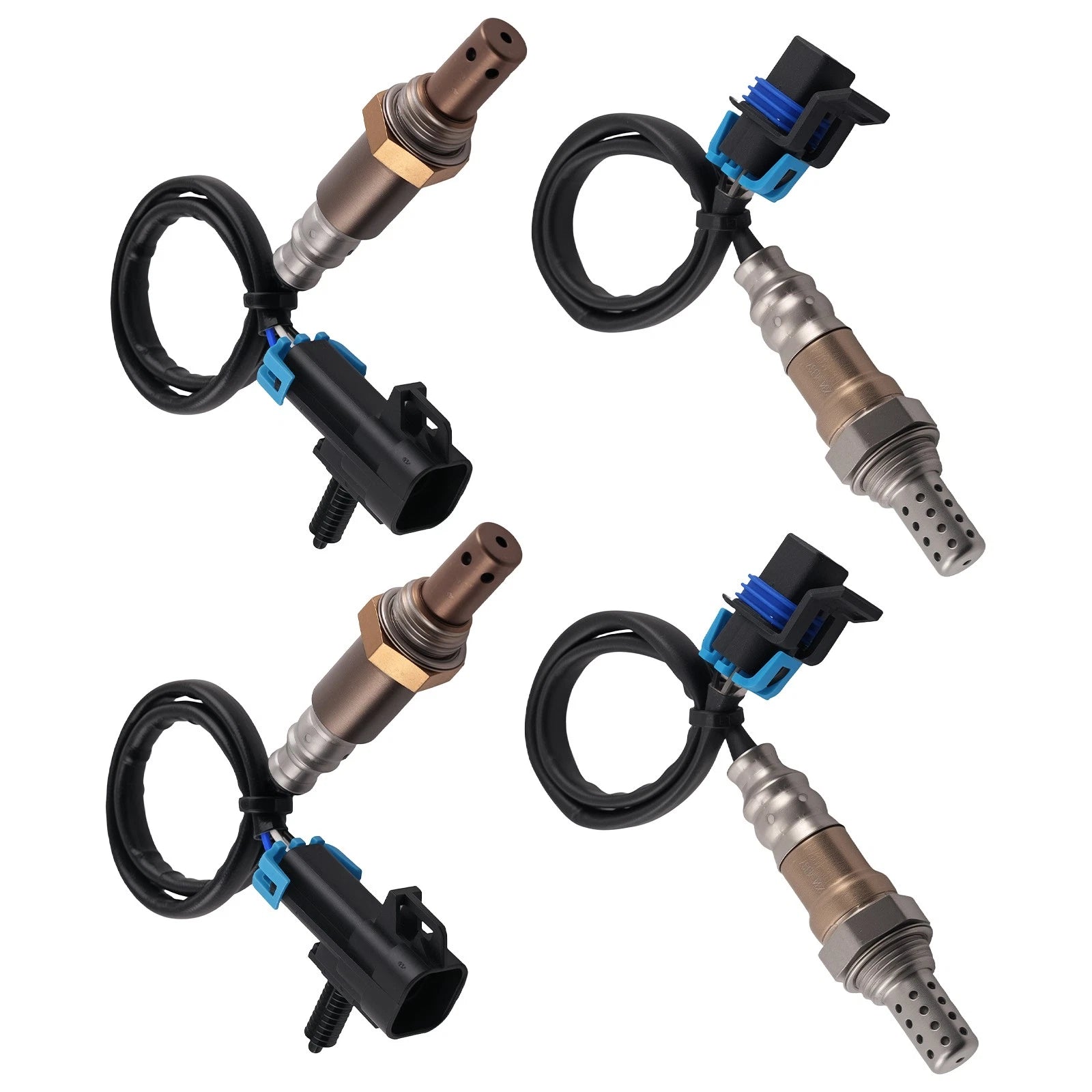 Set of 4 Oxygen O2 Sensors for GMC Yukon XL 1500 (2007)