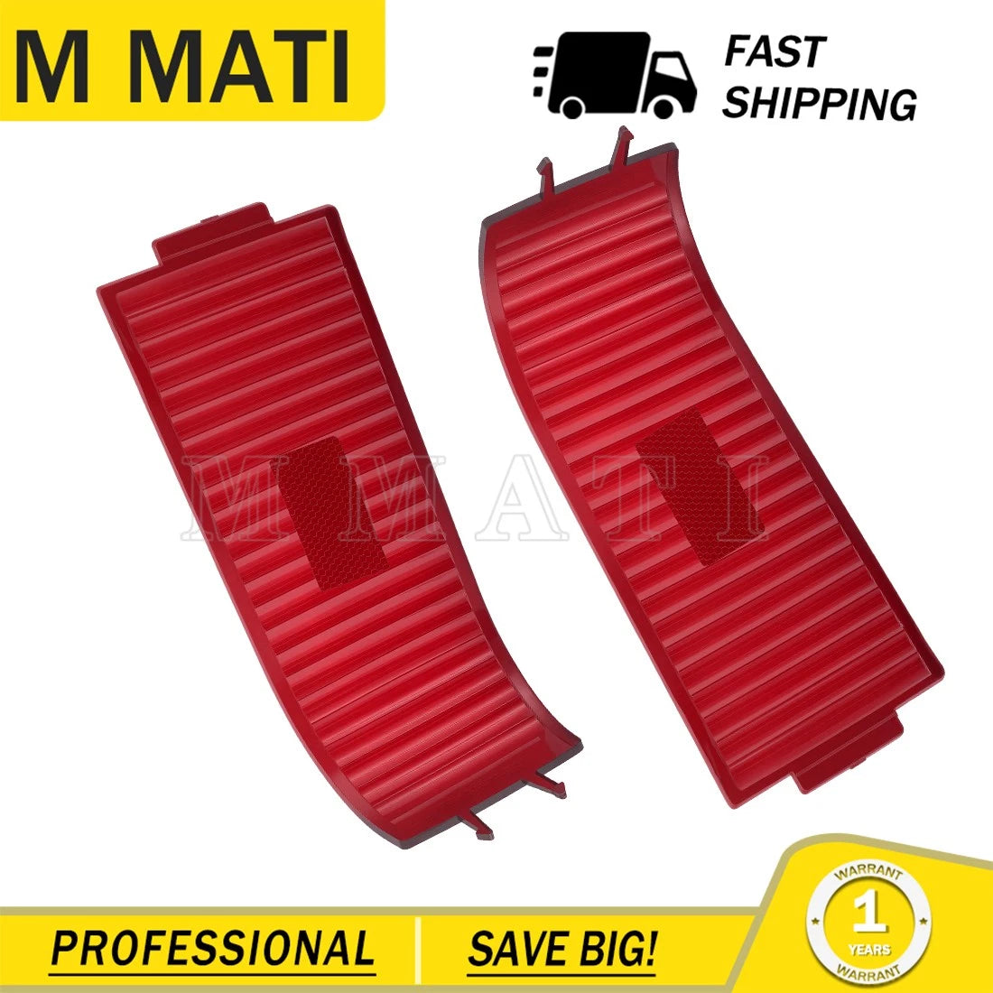 Pair Rear Tail Light Lens for John Deere 415 425 445 455 (M116504 M116505)