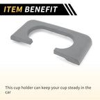 Center Console Cup Holder Armrest Pad for Ford F-250 F-350 (1999–2009) Gray