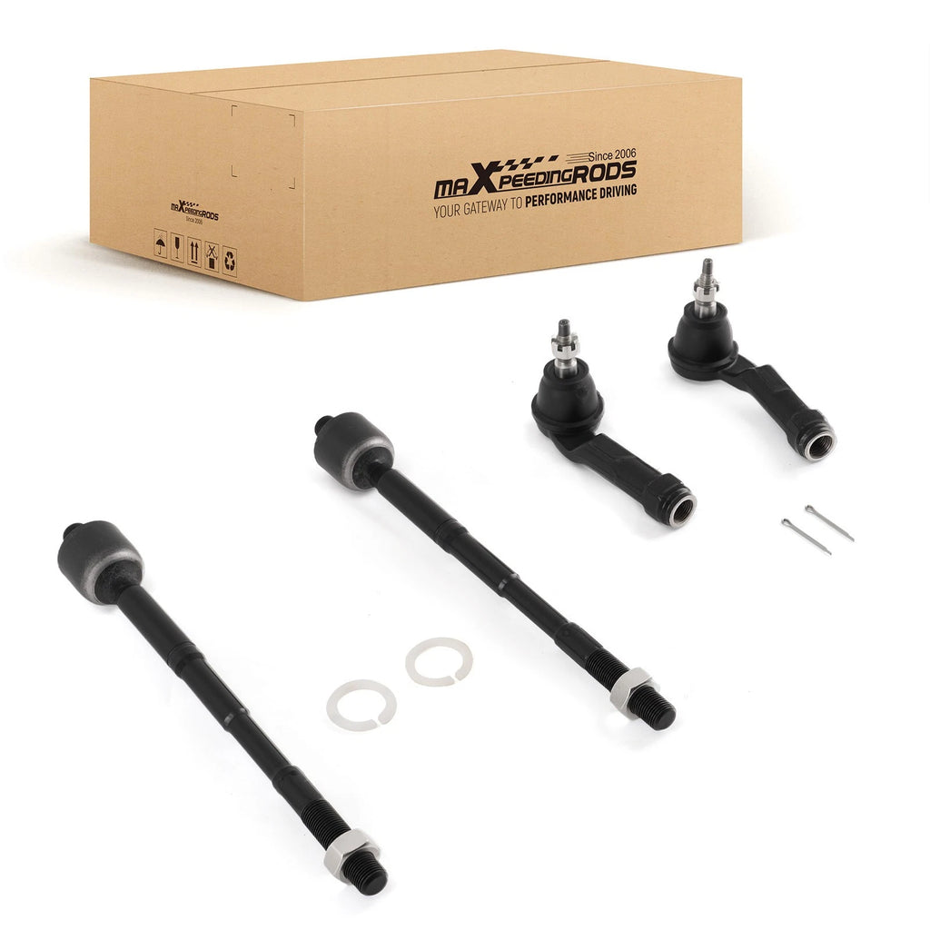 Set of 4 Inner Outer Tie Rods for Hyundai Elantra (2017–2023)