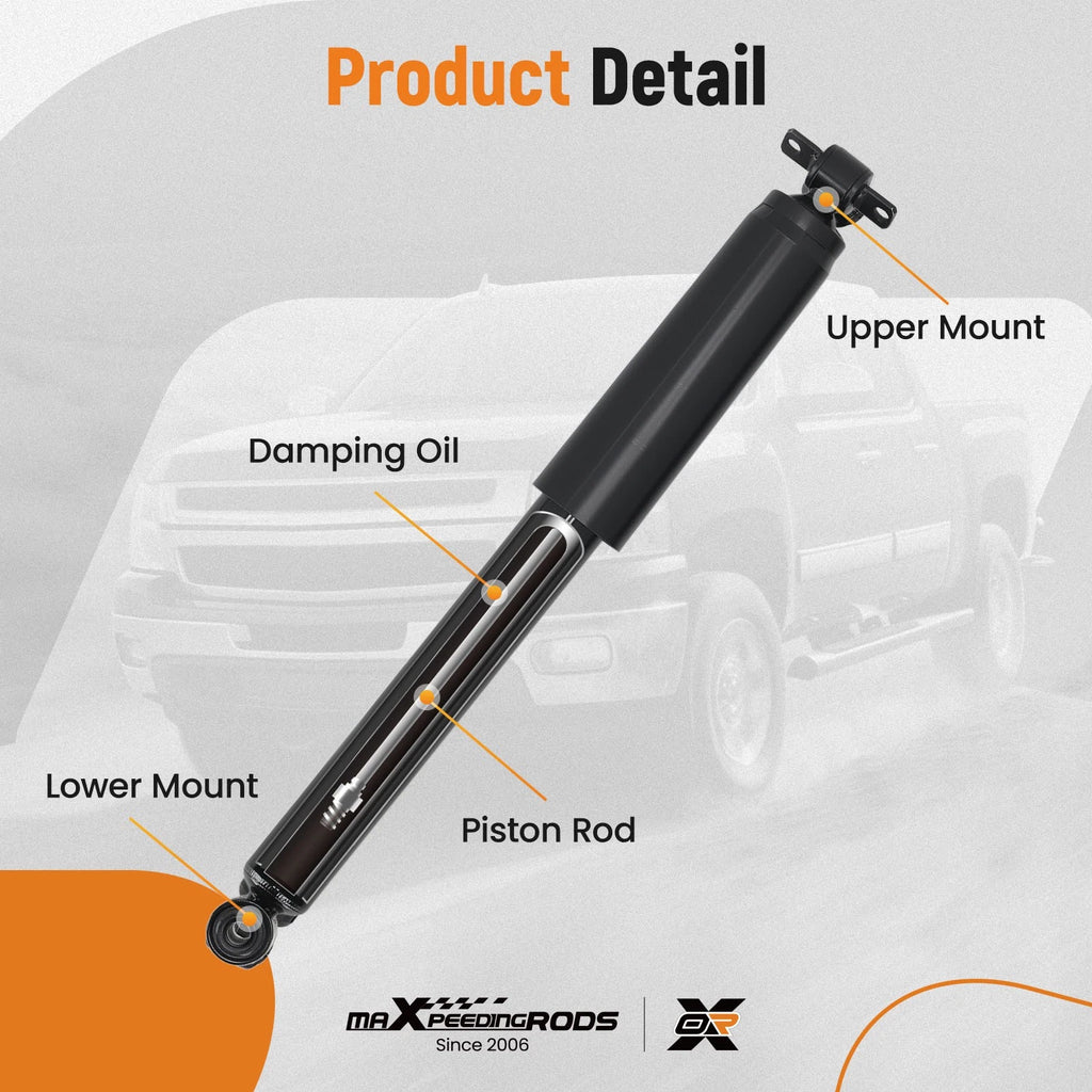 Set of 4 Front Rear Shock Absorbers Struts for Hummer H3 (2006–2010)