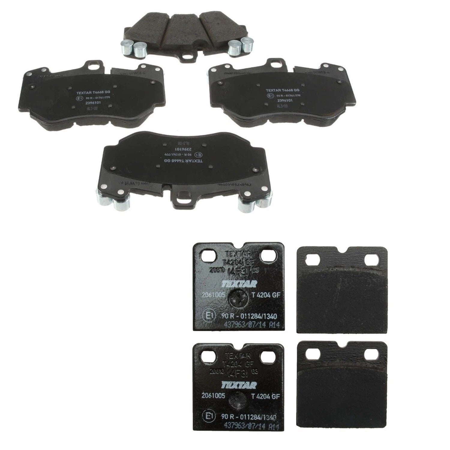 Textar Front Pads Set & Rear Parking Brake Kit for Audi R8 (2007–2022)