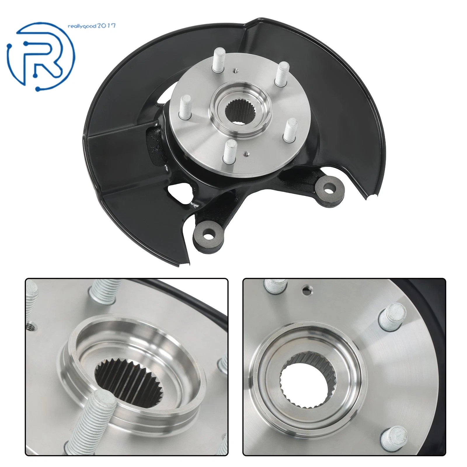 Front Right Steering Knuckle with Wheel Hub Bearing for Honda Pilot (2005-2008)
