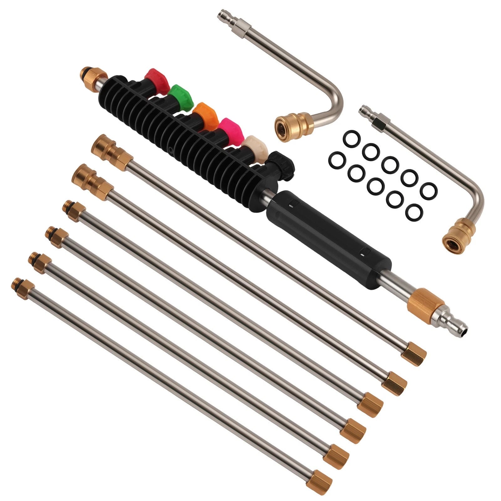 Stainless Steel Pressure Washer Extension Wand 1/4" Quick Connect